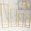 Wedding Iron Art Aisle Markers: Square Frame Flower Column Ornaments
