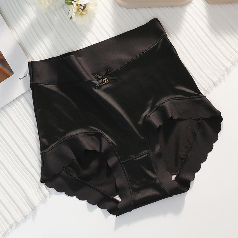 Luxurious Satin Soft Stretchy Briefs Low Waist Panties - Fashionable Women Lingerie Triangle Shaped Briefs
