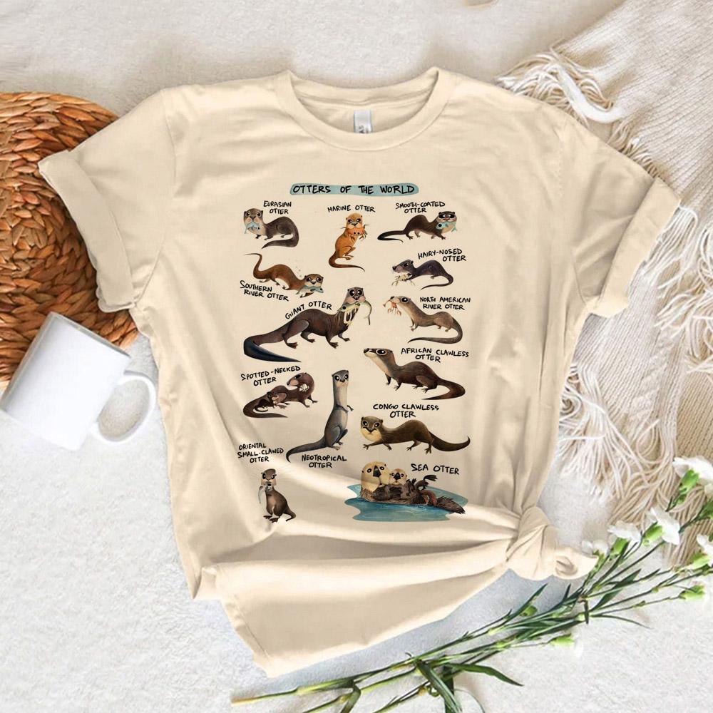 Otters Tshirt Women Graphic Unisexga Summer Tshirts feUnisex Yk Clothing