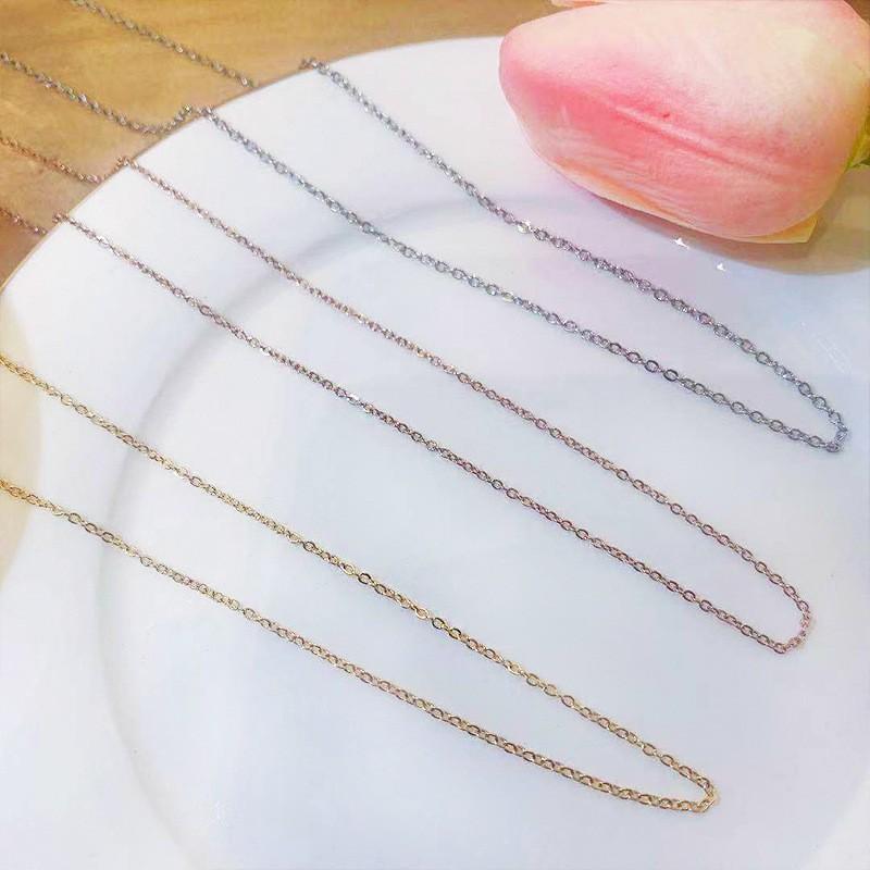 Fashion Light Luxury Titanium Steel Necklace Women'S High-End Pendant Sweet Temperament Collarbone Chain Does Not Fade Accessories