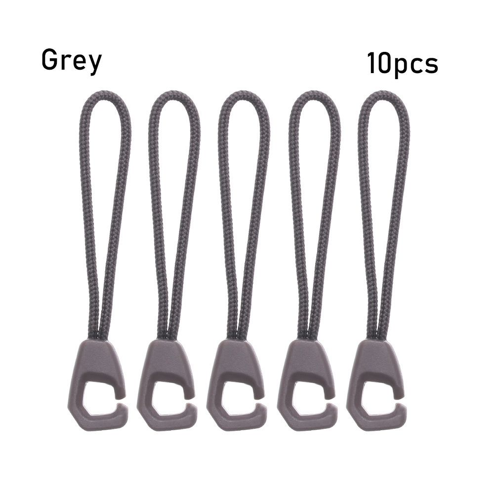 Buckle Suitcase Tent Backpack Zip Puller Replacement Ends Lock Zips Zipper Pull Cord Rope Pullers