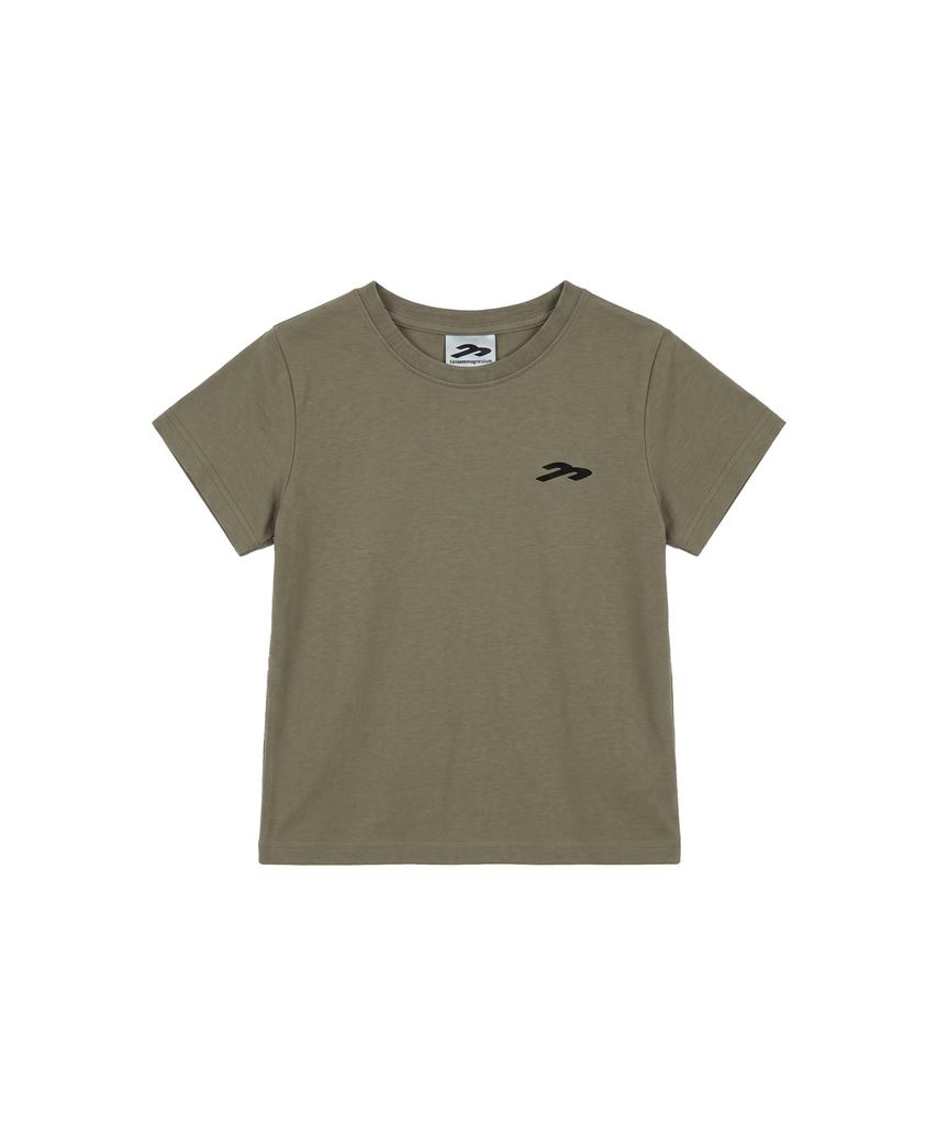 Tansanmageunesyum Horn Applique T-Shirt (Khaki)