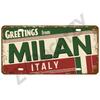 Tinplate Plate City State Tin Sign Famous City Plaque Landmark Metal Sign Wall Decor Garage Bar Pub Club Hotel Cafe Kitchen Home