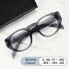 Klassisches Marken Design Retro Runde Herren Myopie Brille Sehstärke Kurzsichtig Anti Blaulicht Damen Kurz Leicht Optische Brille