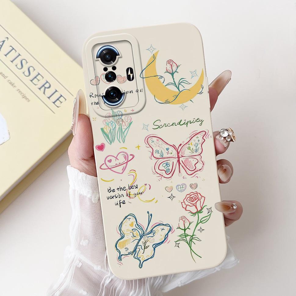 Phone Case For Xiaomi Redmi K40 Gaming Case Luxury Painting Cover For Redmi K 40 K40 Gaming Silicone Soft Shockproof Back Cover