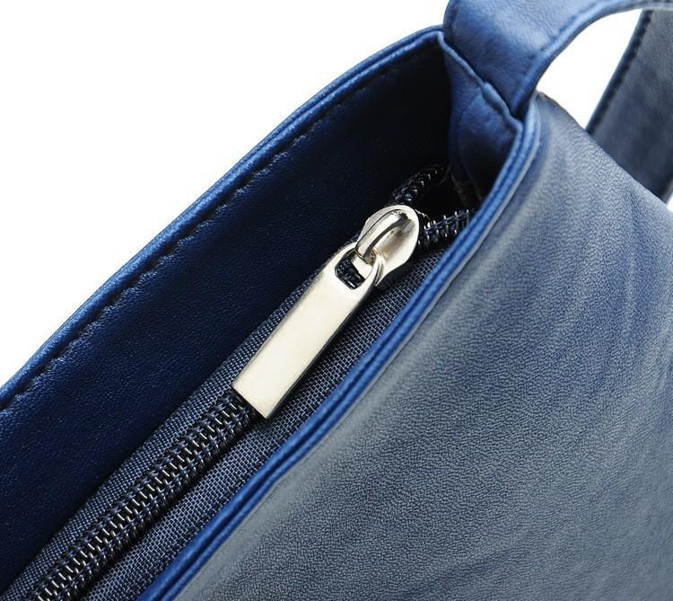 Women Messenger Purse Females Bucket Leather Crossbody Shoulder Bag