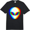 Alien Head Trippy Vaporwave Techno Rave EDM Music Festival Comfort Colors Adult Heavyweight T-Shirt