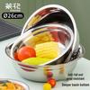 Stainless Steel Flat Bottom Mixing Bowl