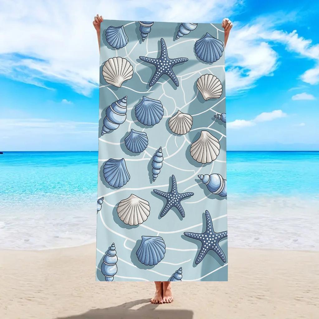 Buntes Hund Katze Pfotenabdruck Strandtuch Polyester Schnelltrocknend Sandfrei Schwimmbad Handtuch für Haustierliebhaber Sommer Strand Pool Reisen