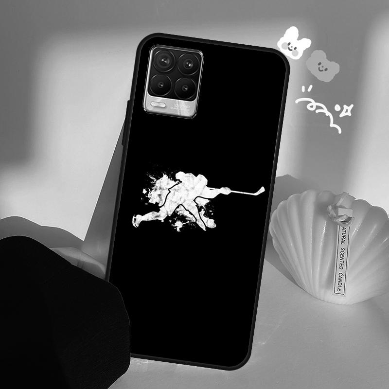 Ice Hockey Rink Sport Case For Realme C71 C63 C61 C55 C51 C53 C25 C65 C67 C75 11 12 13 14 15 Pro Plus GT6 GT7 Pro