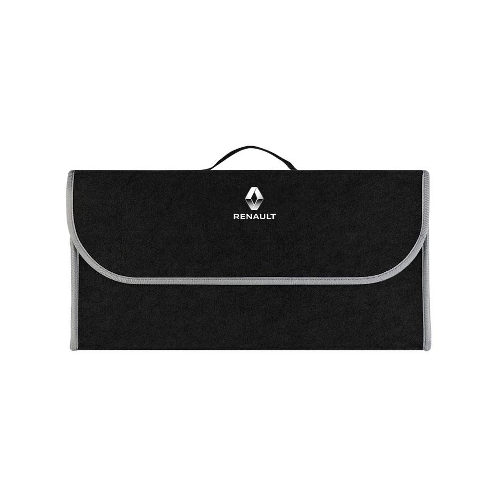 Car Soft Felt Storage Bag Organizer Cars Foldable Trunk Car Accessories For Renault Dacia Laguna 2 3 Coupe Modus Kadjar Captur Megane 1 2 3 4 CC
