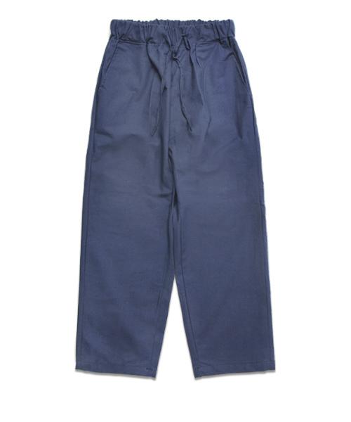 Yunieopaeleol Linen Wide Crop Pants Navy