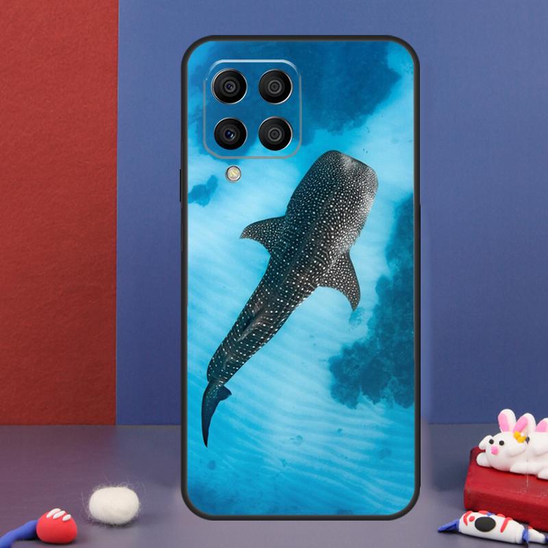 Whale Sharks Fish Case For Samsung Galaxy M54 M34 M14 M21 M31 M51 M12 M32 M52 M13 M23 M33 M53 M20 M30s Cover