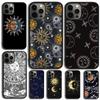 Celestial Mosaic Sun Moon Phone Case For IPhone 18 17 Air 15 16e 14 13 Pro Max Coque 12 11 Pro Max PLUS Cover