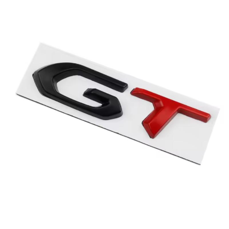 Metalowe Litery z Logo GT Emblemat Odznaka Bagażnika Samochodowego Dla Kia Peugeot 408 508 5008 208 2008 308 T9 3008 GT Naklejka Akcesoria