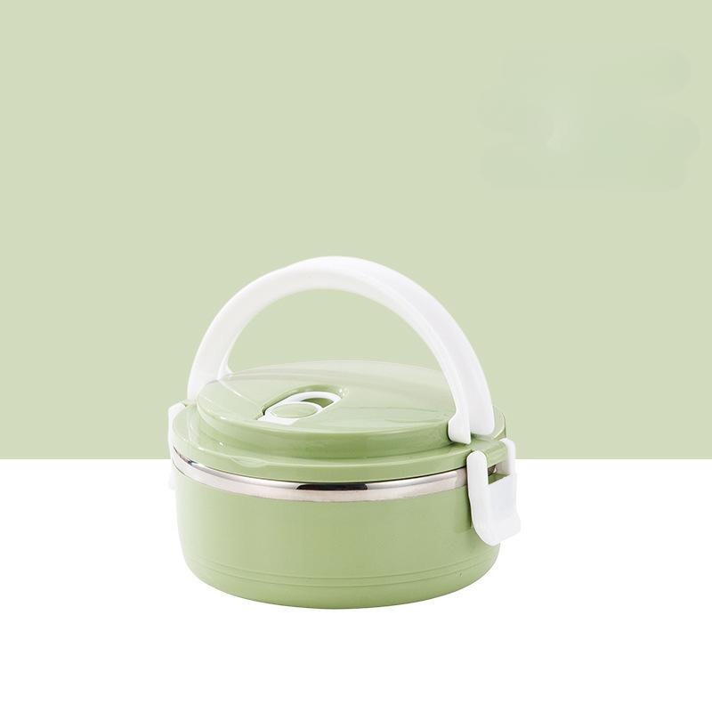 Double-Layer Insulated Stainless Steel Lunch Box for Office, School, Camping, and Picnic