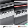 Για BYD Song Plus DMI Μαύρο Εμπρός Έμβλημα Τροποποίηση Μαύρος Πολεμιστής Σήμα Αυτοκινήτου Καλύμματα Στυλ Λογότυπο Πίσω Λογότυπο Οχήματος Αυτοκόλλητο