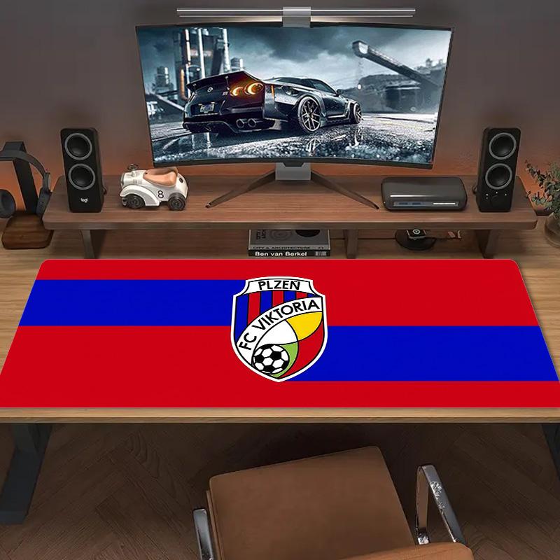 Viktoria Plzen FC Color Mouse Pad Large Gaming Table Cushion Non-slip Laptop Tablet Big Mousepad XXL Mat Mini PC Playmat With Lock Edge