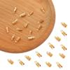 20Pcs Copper Two-point Clip Clasp Charm for DIY Parts Jewelry Making Crafts