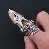 Trendy Gothic Male Skull Female Zinc Zinc Alloy Dragon Ring Korean Style Ring Knuckle Ring Fashion Jewelry