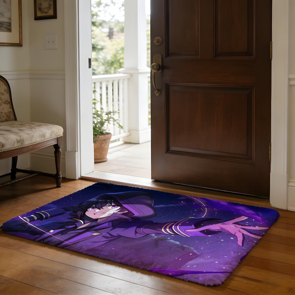 The Eminence In Shadow Anime Fußmatte Weiche Flanell-Saugmatte Rutschfester Teppich Zuhause Schlafzimmer Badezimmer
