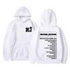 Klassischer Vintage Michael Jackson Greatest Hits Songs 2024 Hoodie Herren Damen Gothic Punk Sweatshirt Herren Rock Übergroße Streetwear