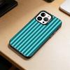 M-Multicolor Stripes  Phone Case For iPhone 17,16,15,14,13,12,11 Plus,Pro Max,XS,Colorful Silver Black Cover