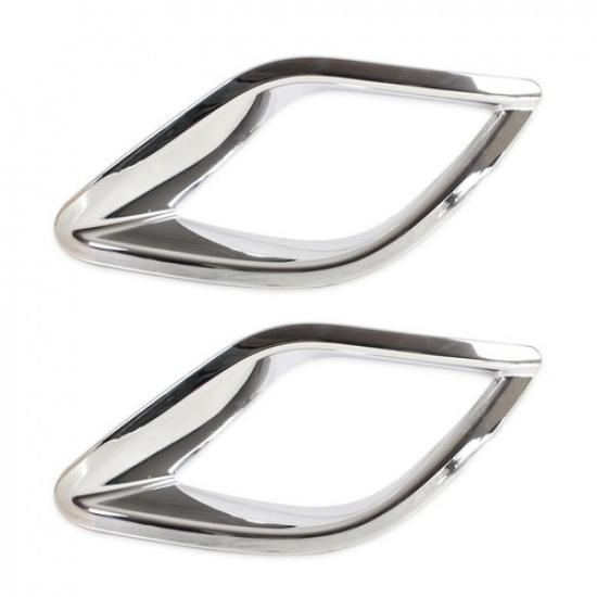 2 Chrome Rear Fog Light Lamp Cover Frame Trim Molding fit for Mazda CX-5 pa