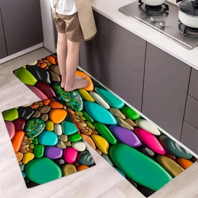 1PC HD Sea Turtle Pattern  Door Mats Kitchen Rugs Non-SlipPop Design Bedroom Rugs Bath Mat Carpet for Home Sink Laundry Decor