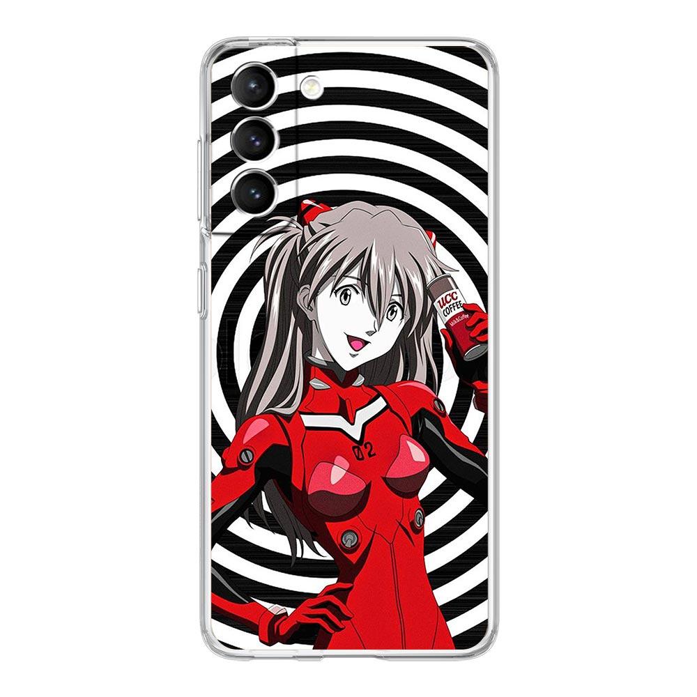 Neon Genesis Evangelion EVA Phone Case For Samsung Galaxy S22 5G S20 Ultra S21 FE 5G S10E S9 S8 S10 Plus Note 20 10 Lite Cover