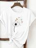 (Taille asiatique) T-shirt Imprimé Mode Haut Vêtements Femme T-shirt Femme style tendance adorable années 90 Femme Manches Courtes T-shirts Graphiques