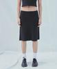 Sleepy Bear Pure Black Midiskirt