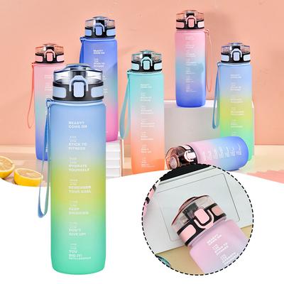 Space Cups mit Lanyard, große Öffnung, verschließbare Wasserflasche für unterwegs