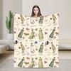 Citaten uit Pride and Prejudice Miss Bennet Jane Austen Roos Dekens Flanel Ultrazachte Worpdekens voor Beddengoed Slaapkamer Sprei