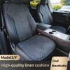 Για Tesla Model Y 2019-2025 2025/Model 3 Κάλυμμα Καθίσματος Λινό Μαξιλάρι Διαπνέον Αδιάβροχο Κάλυμμα Καθίσματος Τεσσάρων Εποχών Αξεσουάρ Αυτοκινήτου