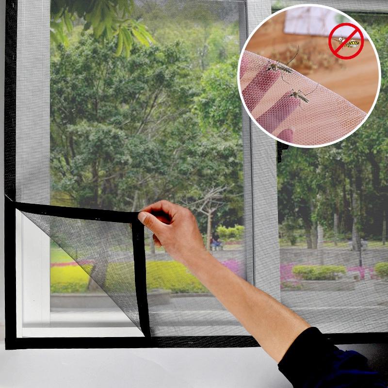 Anti-Mosquito Window Curtains Self-adhesive Mosquito Screen Window DIY Cutting Window Screen Patch Accessories