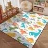 Cute Dinosaur World Cartoon Print Carpet for Living Room Bedroom Sofa Doormat Home Decor Area Rug Non-slip Floor Mat for Gifts