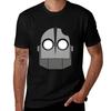 De IJzeren Reus Hoofd Hoofd T-shirt Mode Letterprint T-shirt