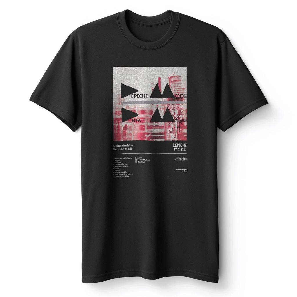 Depeche Mode Delta Machine Men's T-Shirt Music Playlist Cover Tee