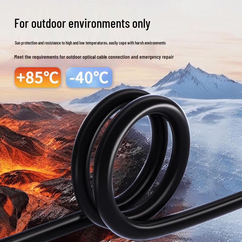Outdoor Armored Single-Mode LC-SC Fiber Optic Patch Cord