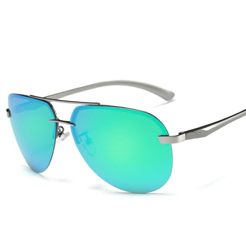 Fashion Polarized Sunglasses Classic Mirror Eyeglasses Coating Anti-glare Metal Frame UV400 Sun Glasses for Men Women EMA