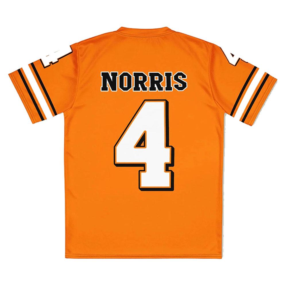Závodní jezdec Lando Číslo 4 Norris Dres Unisex Streetwear Volné Ležérní Tričko s Krátkým Rukávem Kulatý Výstřih 3D Potisk Tričko