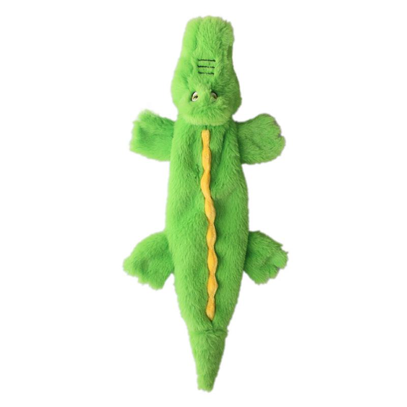 Pet Plush Crocodile, Pig, Elephant Sound-making Paper Toys, Dog Toys for Relieving Boredom and With Tough Shells