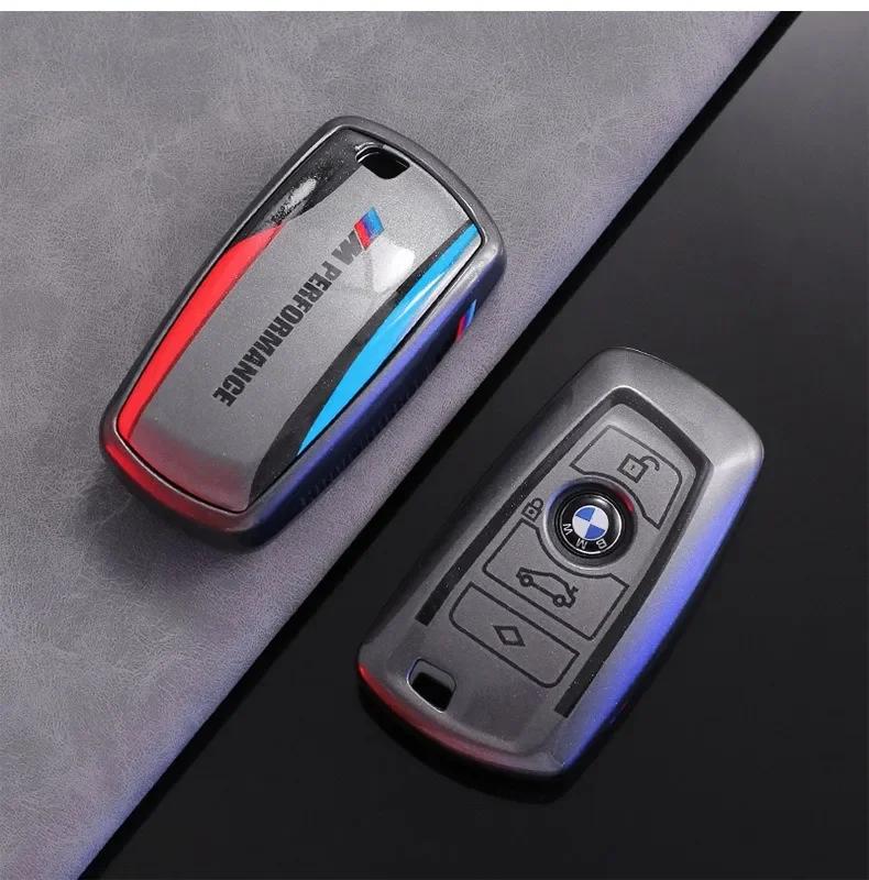 Hot 2025 TPU Car Remote Key Case Cover Full Shell For BMW X1 X3 G01 X4 G02 X5 F15 F16 M3 M4 F30 F31 F32 F34 F20 F21 F07 F10 1 3