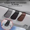 Parasole Auto Scatola Occhiali Clip Occhiali da Sole Porta Tessere Biglietti Supporto Astuccio per Penne Occhiali Multifunzione Custodia Accessori Auto