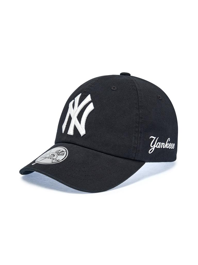 Emelbi Signature Unstructured Ball Cap Ny (Black)
