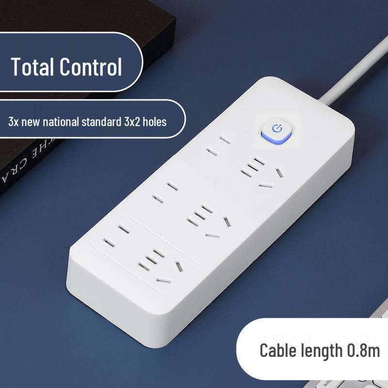 Xiaomi Style Multi-Functional Power Strip: Multi-Hole Extension Cord with USB and Sub-Control