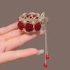 Mode Strass Quaste Perle Haar Krallen Blumen Haar Clip Frauen Barrettes Pferdeschwanz Halter Haarnadeln Haar Zubehör Geschenke