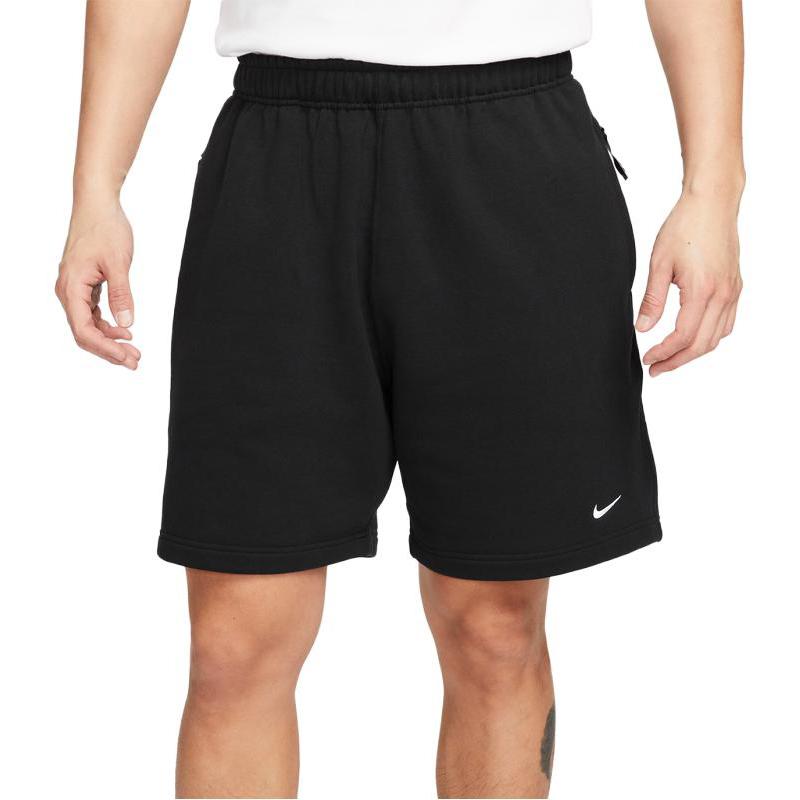 Nike High-Waist Drawstring Pocket Loose Casual Shorts Men Bottoms Black DX0818-010
