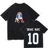 Drake Maye New England Patriots Nickname T-Shirt for Unisex Pure Cotton T-shirts Short Sleeve Tops High Quality Breathable To...